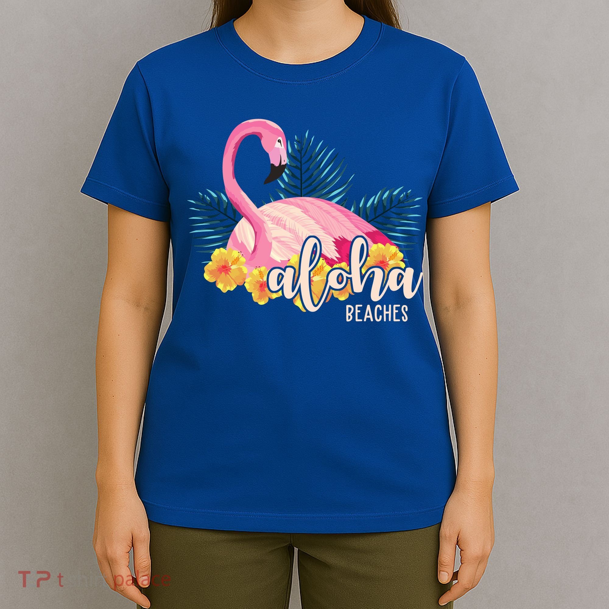 Aloha Beaches Flamingo Tropical T-Shirt