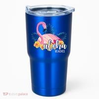 Aloha Beaches Flamingo Tropical Tumbler thumb 0