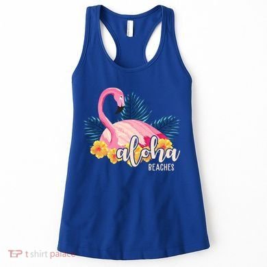 Aloha Beaches Flamingo Tropical Women's Tank Top