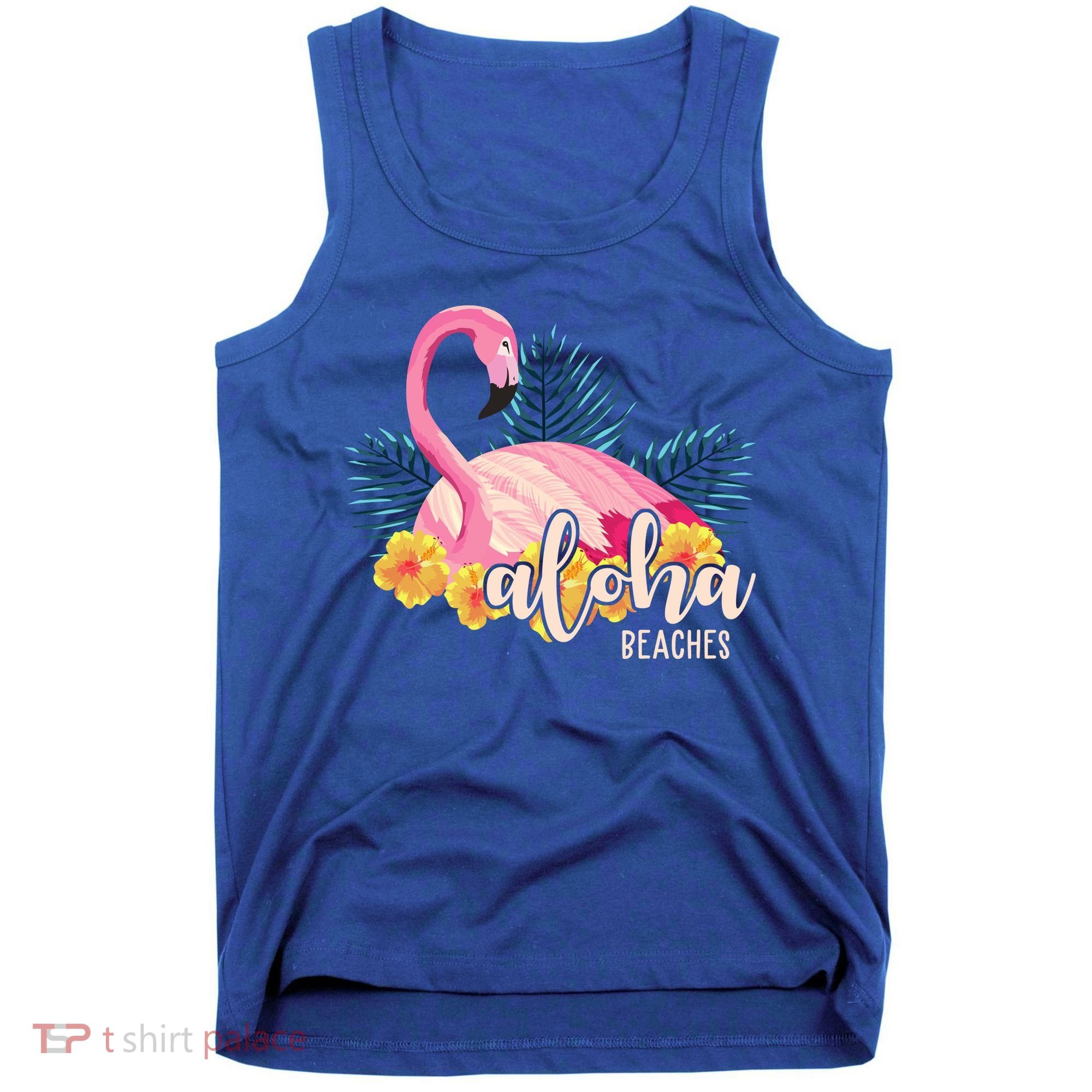 Aloha Beaches Flamingo Tropical Tank Top