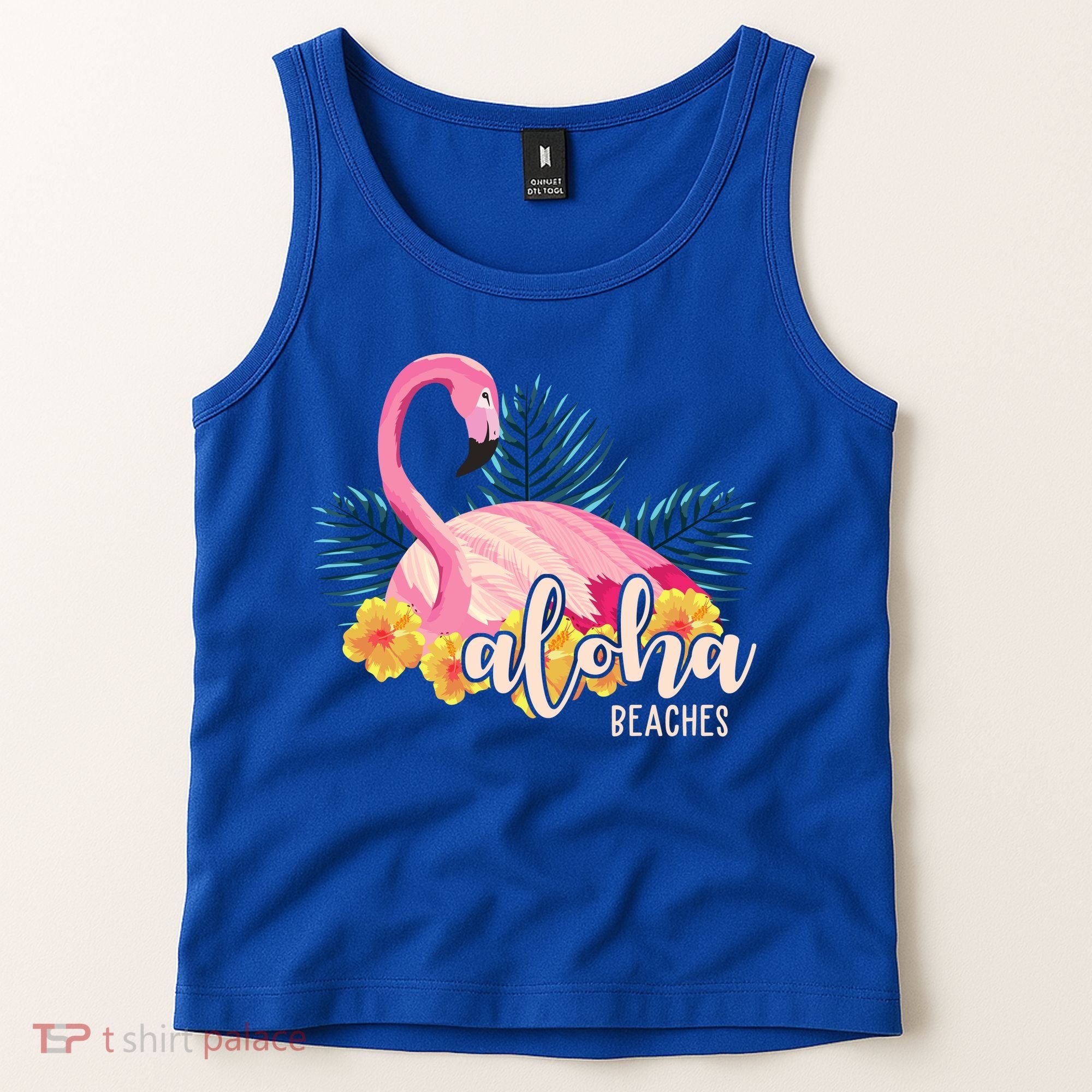 Aloha Beaches Flamingo Tropical Tank Top