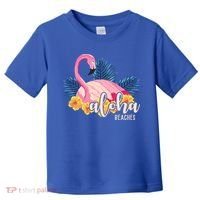 Aloha Beaches Flamingo Tropical Toddler T-Shirt thumb 0