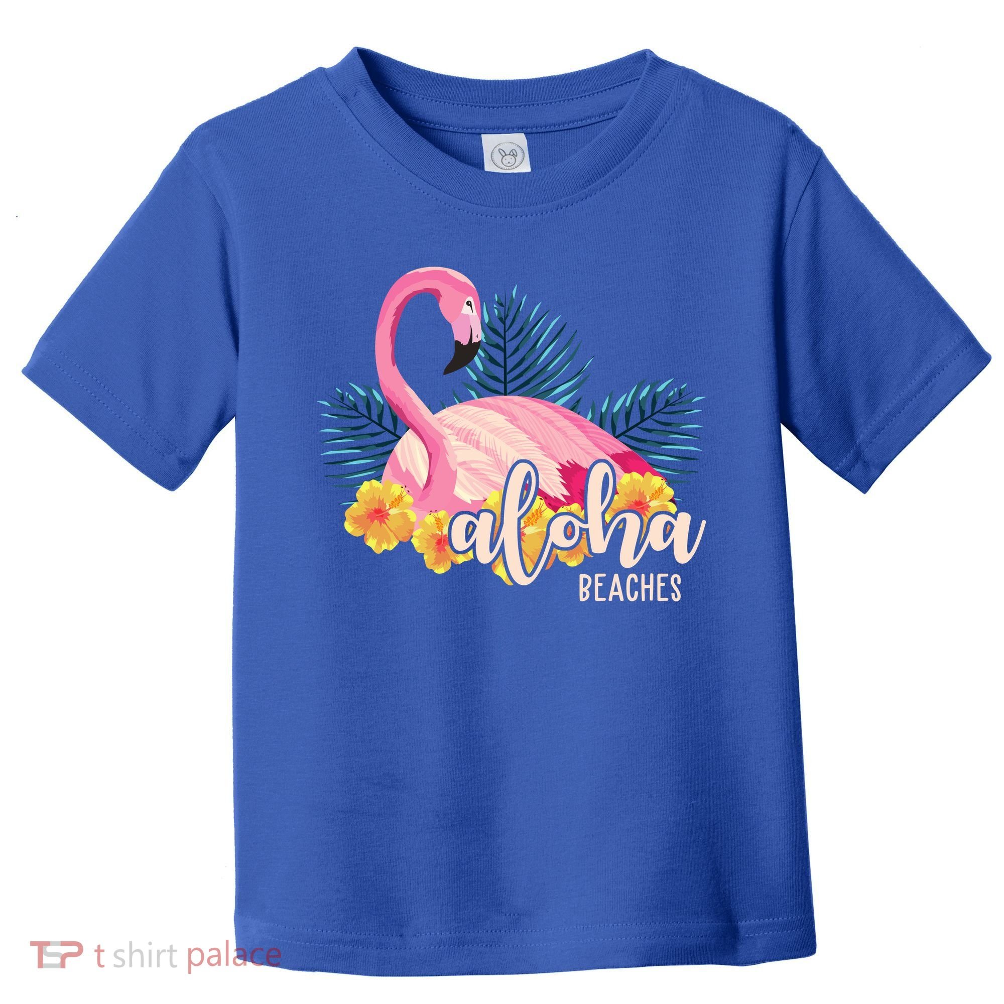 Aloha Beaches Flamingo Tropical Toddler T-Shirt