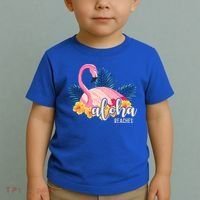 Aloha Beaches Flamingo Tropical Toddler T-Shirt thumb 2