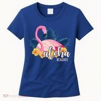 Aloha Beaches Flamingo Tropical Women's T-Shirt thumb 0
