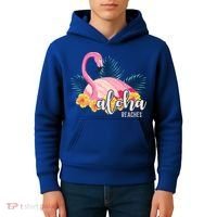 Aloha Beaches Flamingo Tropical Kids Hoodie thumb 4