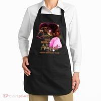 August Birthday Funny Melanin Afro Queen Black Wo Apron thumb 2