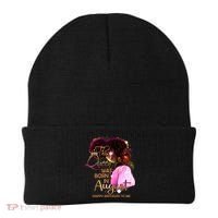 August Birthday Funny Melanin Afro Queen Black Wo Beanie thumb 0