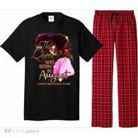 August Birthday Funny Melanin Afro Queen Black Wo Pajama Set thumb 0