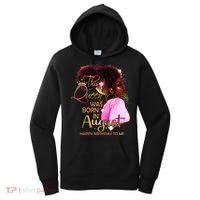 August Birthday Funny Melanin Afro Queen Black Wo Women's Hoodie thumb 0