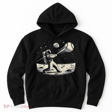 Astronaut Baseball Funny Space Baseball Hoodie