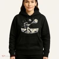 Astronaut Baseball Funny Space Baseball Hoodie thumb 5