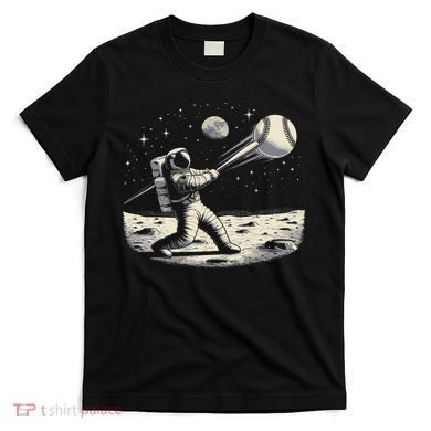 Astronaut Baseball Funny Space Baseball T-Shirt
