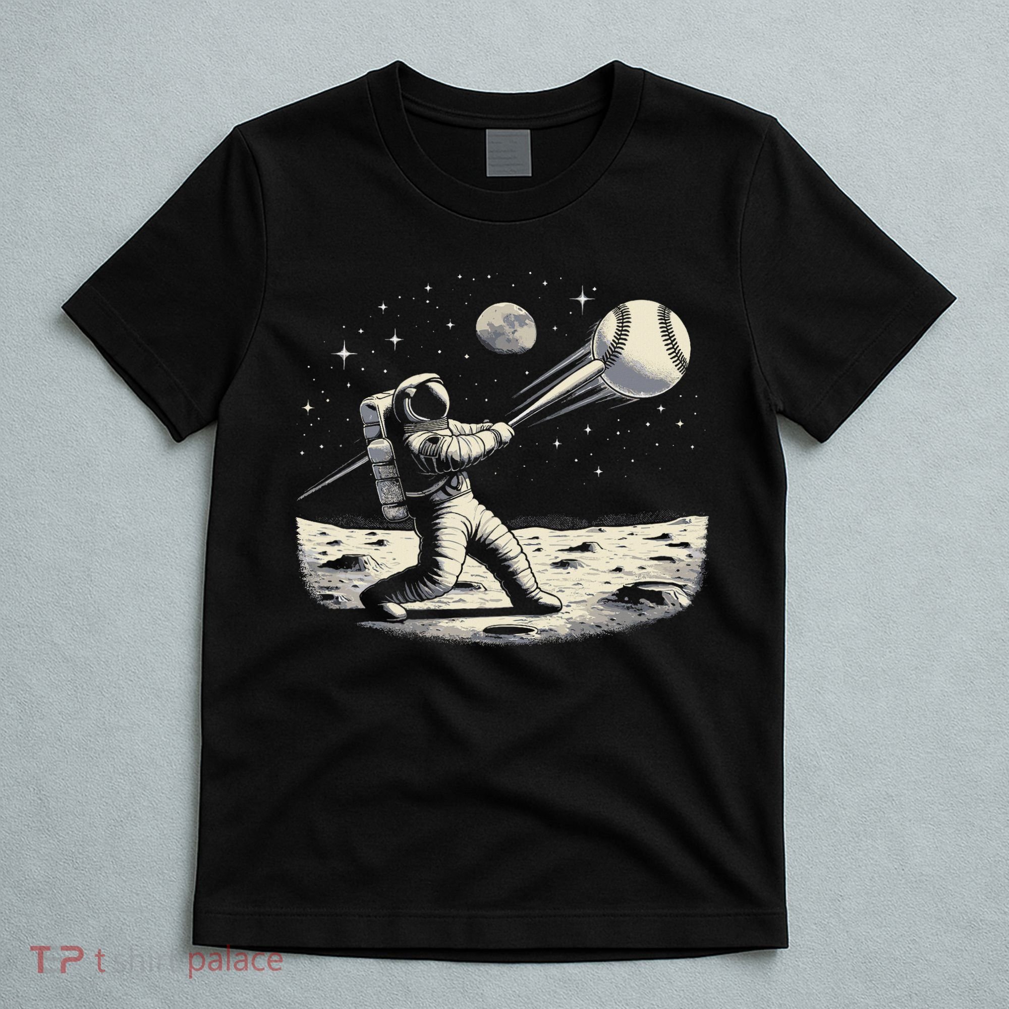 Astronaut Baseball Funny Space Baseball T-Shirt