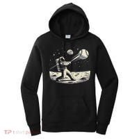 Astronaut Baseball Funny Space Baseball Women's Hoodie thumb 0