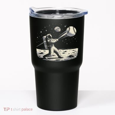 Astronaut Baseball Funny Space Baseball Tumbler