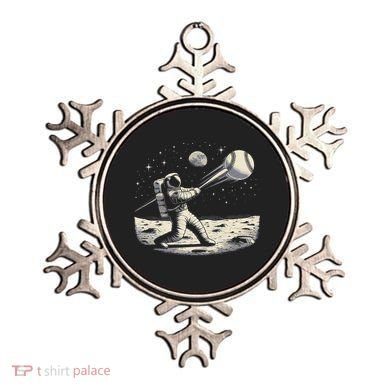 Astronaut Baseball Funny Space Baseball Ornament