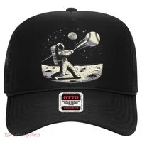 Astronaut Baseball Funny Space Baseball Hat thumb 0