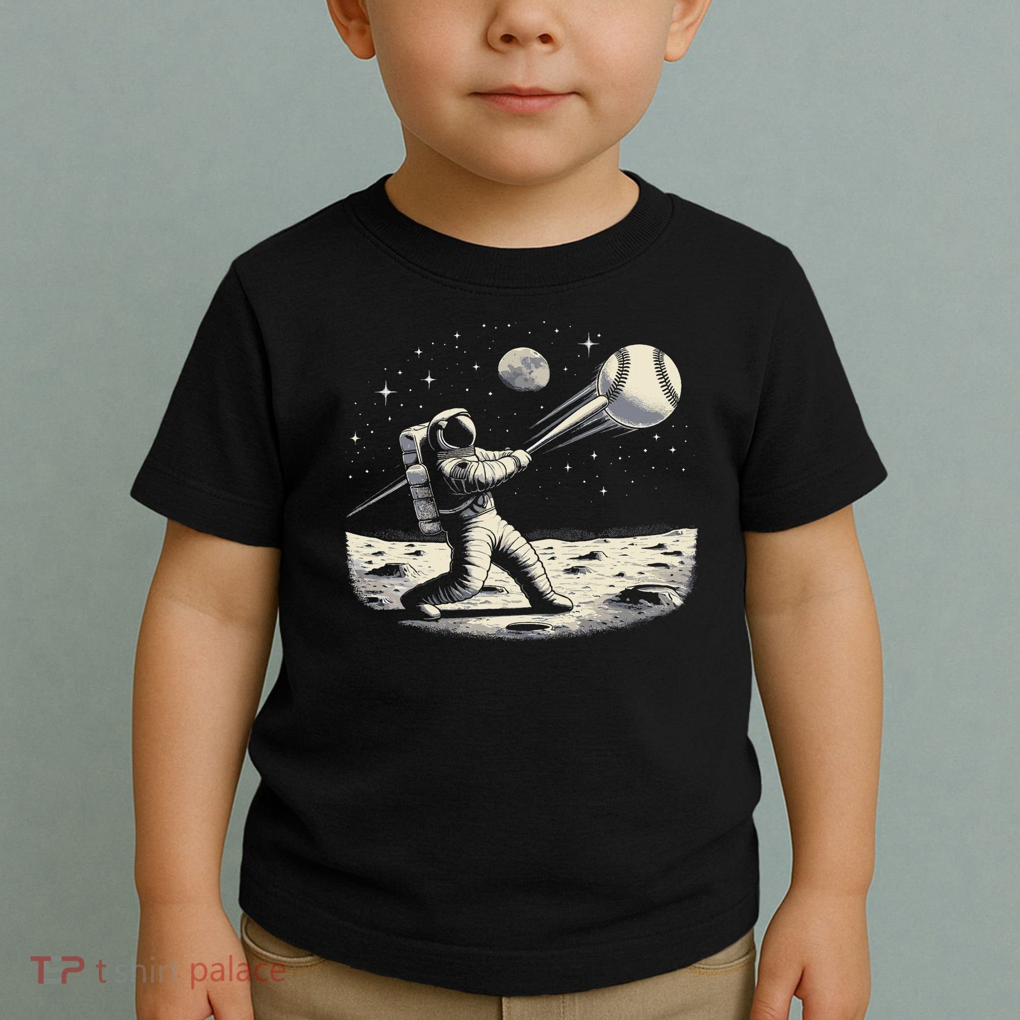 Astronaut Baseball Funny Space Baseball Toddler T-Shirt