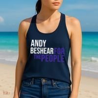 Andy Beshear For The People | Liberal Democrat USA Women's Tank Top thumb 2
