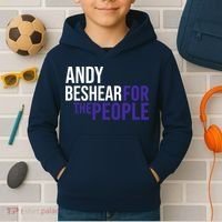 Andy Beshear For The People | Liberal Democrat USA Kids Hoodie thumb 2
