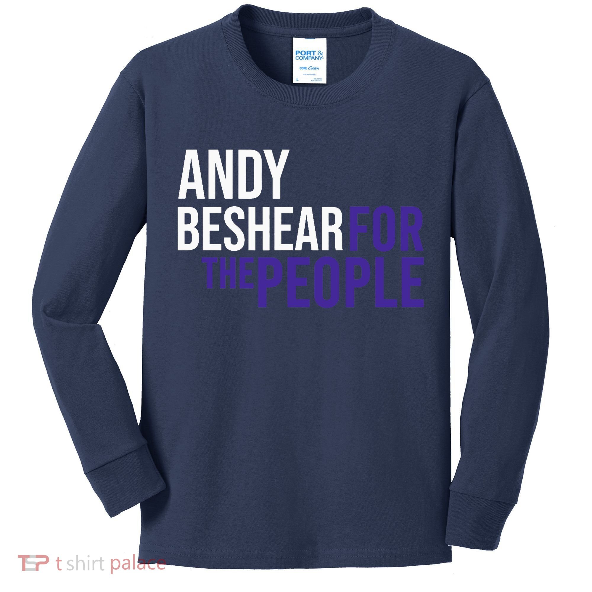 Andy Beshear For The People | Liberal Democrat USA Kids Long Sleeve Shirt