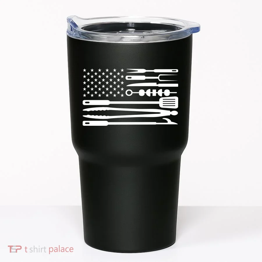 American BBQ Flag Tumbler
