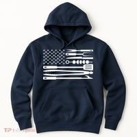 American BBQ Flag Hoodie thumb 0
