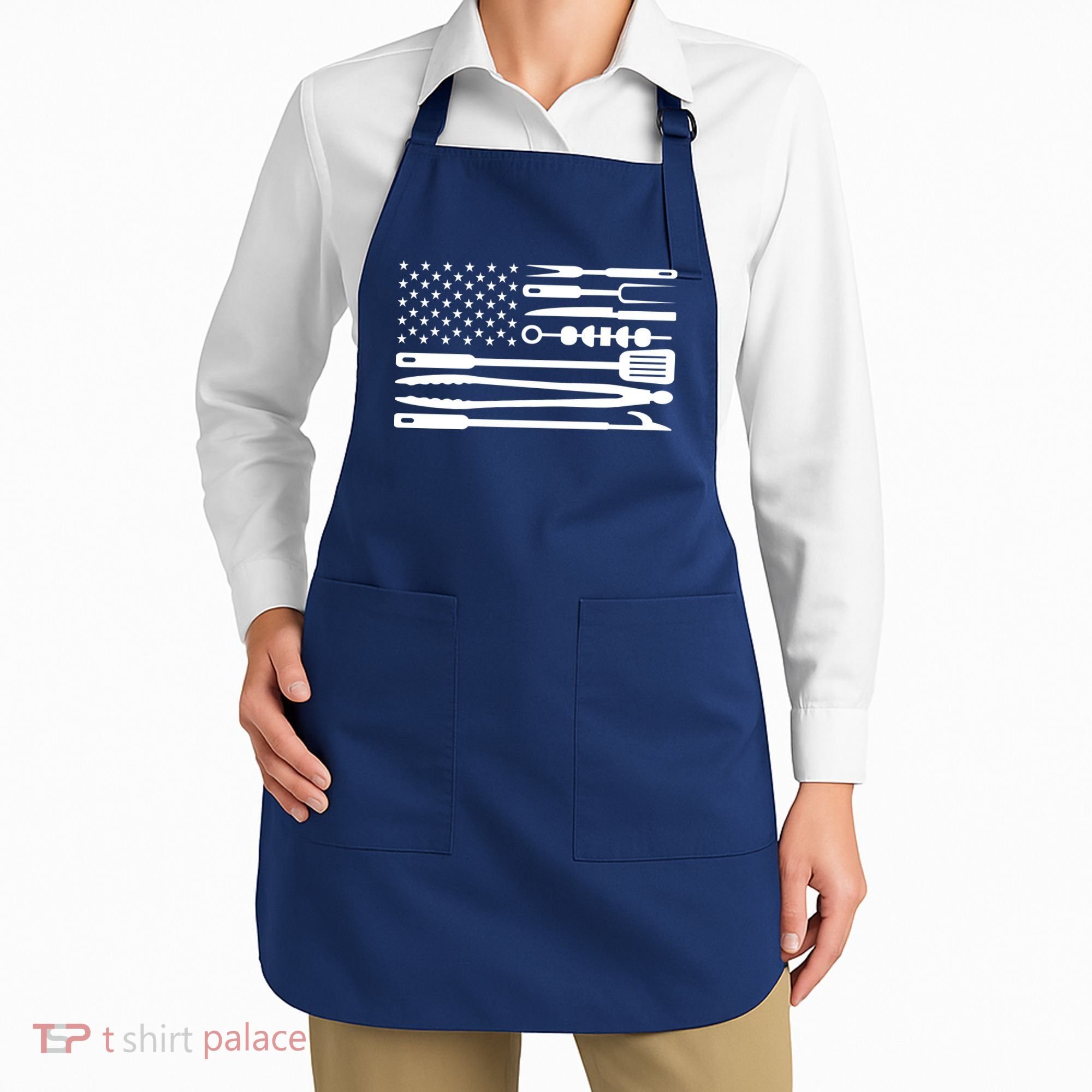 American BBQ Flag Apron