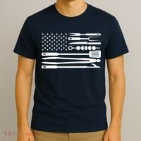 American BBQ Flag T-Shirt thumb 3