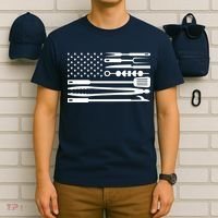 American BBQ Flag T-Shirt thumb 6