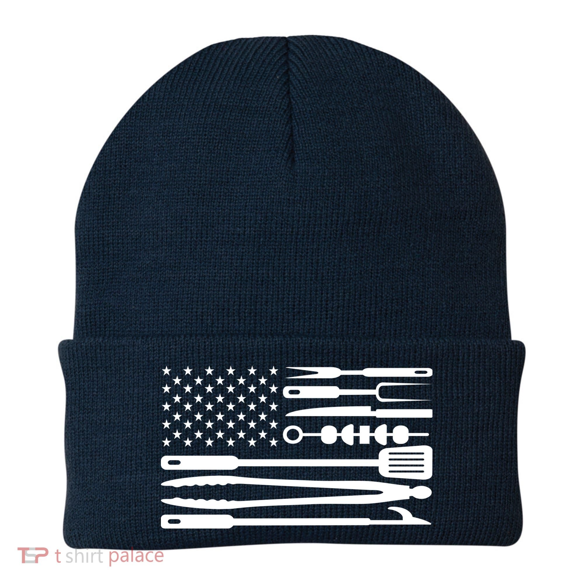 American BBQ Flag Beanie