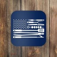 American BBQ Flag Coaster thumb 0