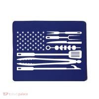 American BBQ Flag Mousepad thumb 0