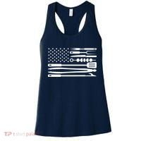 American BBQ Flag Women's Tank Top thumb 0
