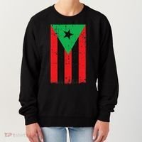 Afro Boricua Flag Funny Puerto Rico Africa Roots Pride Gift Women's Sweatshirt thumb 0