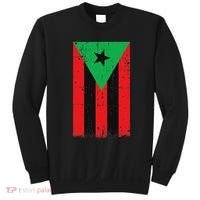 Afro Boricua Flag Funny Puerto Rico Africa Roots Pride Gift Sweatshirt thumb 0