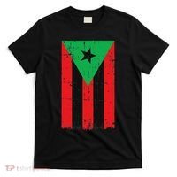 Afro Boricua Flag Funny Puerto Rico Africa Roots Pride Gift T-Shirt thumb 0