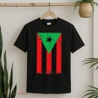 Afro Boricua Flag Funny Puerto Rico Africa Roots Pride Gift T-Shirt thumb 2