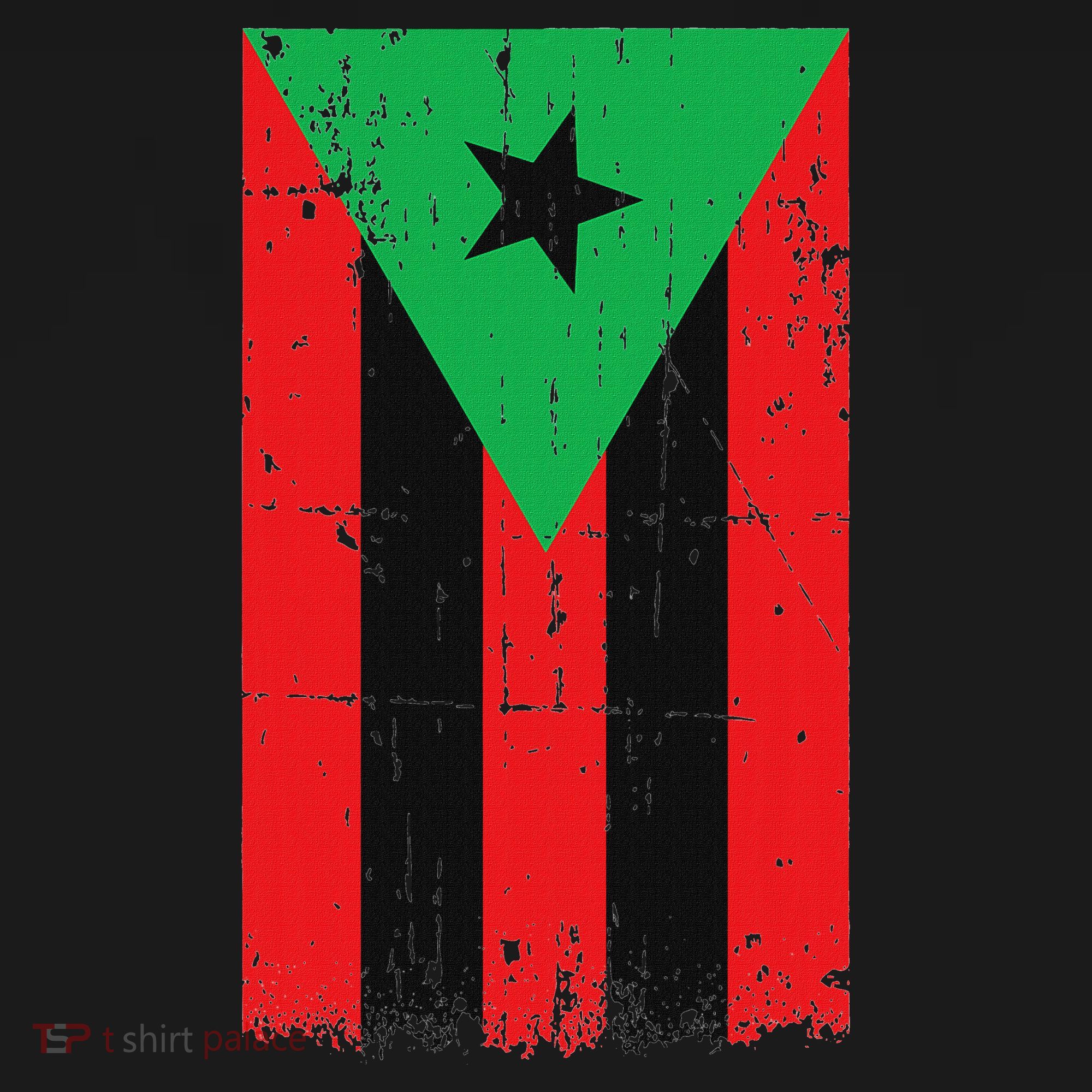Afro Boricua Flag Funny Puerto Rico Africa Roots Pride Gift Women's Tank Top