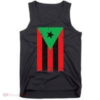 Afro Boricua Flag Funny Puerto Rico Africa Roots Pride Gift Tank Top thumb 0