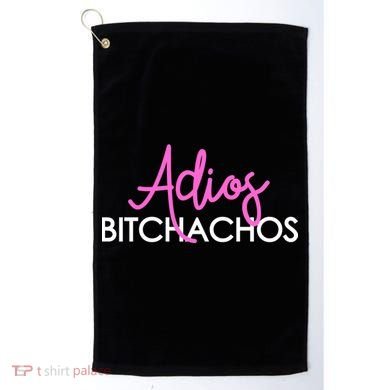 Adios Bitchachos Funny Cinco De Mayo Vacation Golf Towel
