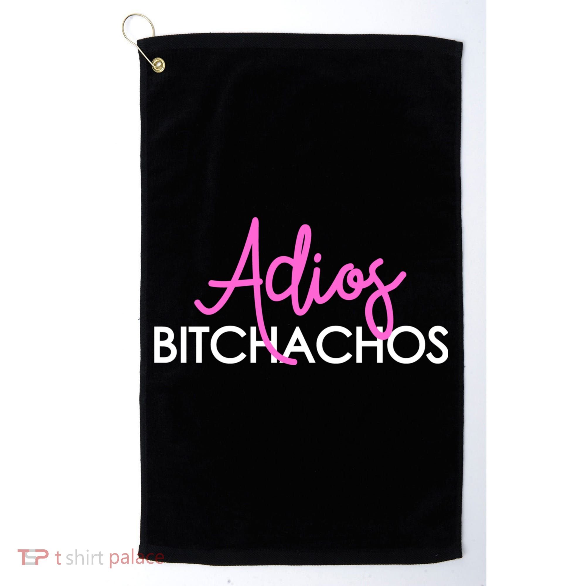 Adios Bitchachos Funny Cinco De Mayo Vacation Golf Towel