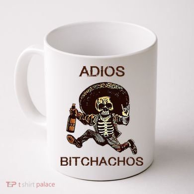 Adios Bichachos Funny Skull Coffee Mug