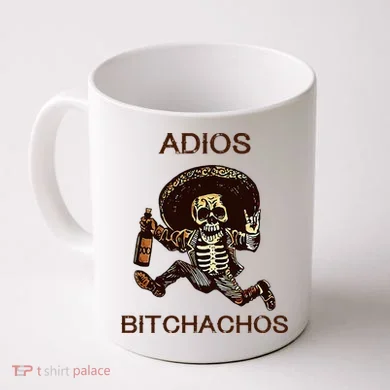 Adios Bichachos Funny Skull Coffee Mug