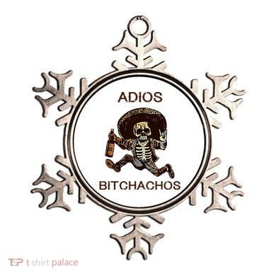 Adios Bichachos Funny Skull Ornament