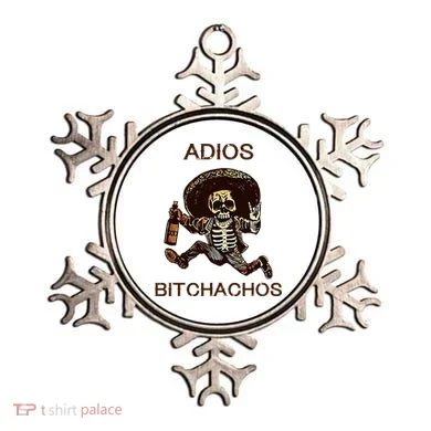 Adios Bichachos Funny Skull Ornament