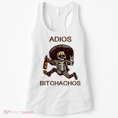 Adios Bichachos Funny Skull Women's Tank Top