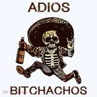 Adios Bichachos Funny Skull Women's Long Sleeve Shirt thumb 2