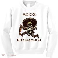 Adios Bichachos Funny Skull Kids Sweatshirt thumb 0